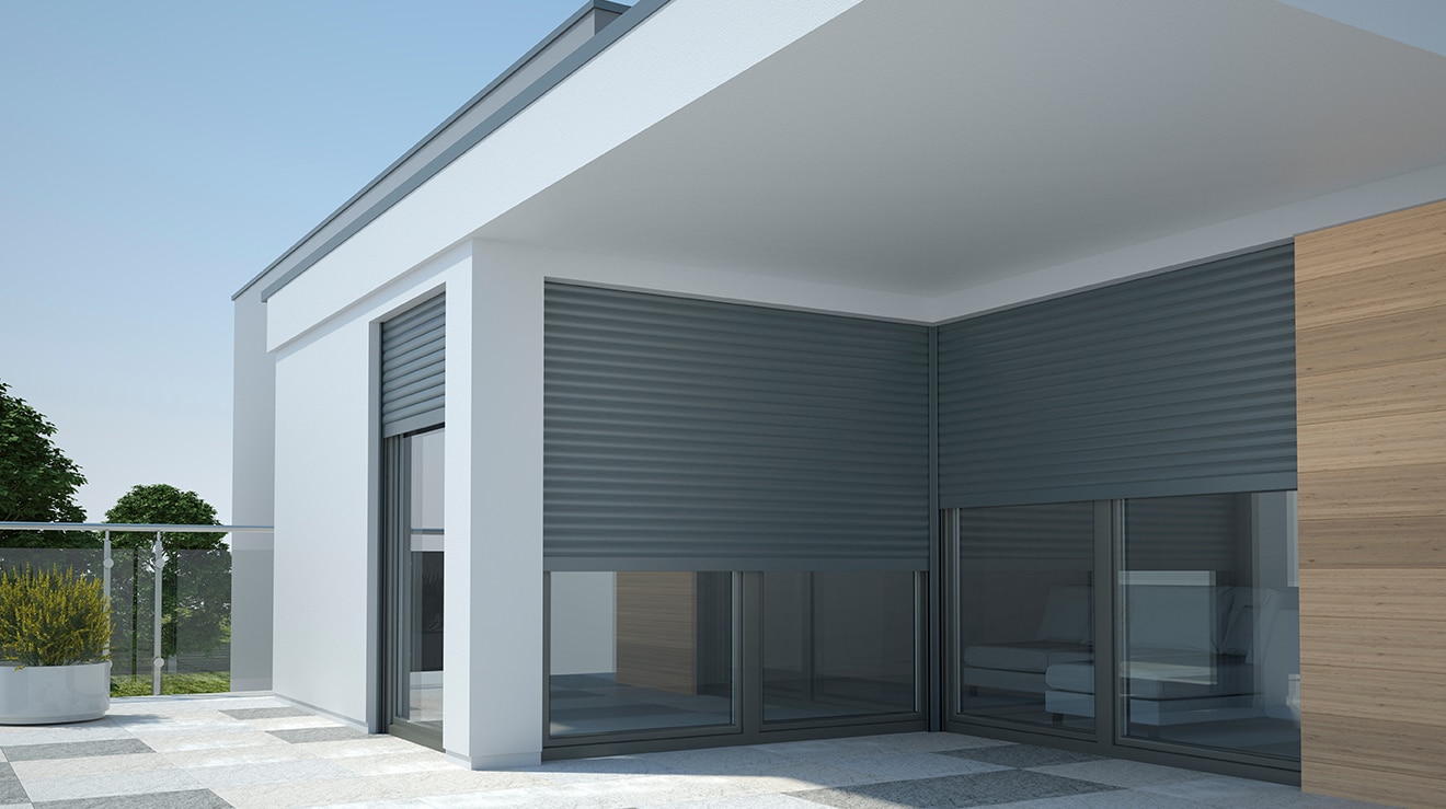 Aluminum Residential Shutter - exterior view