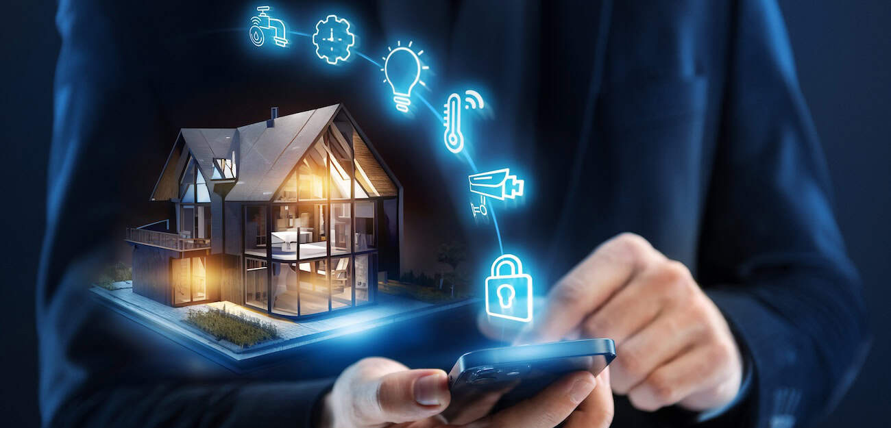 Smart control accessory for canopy awnings